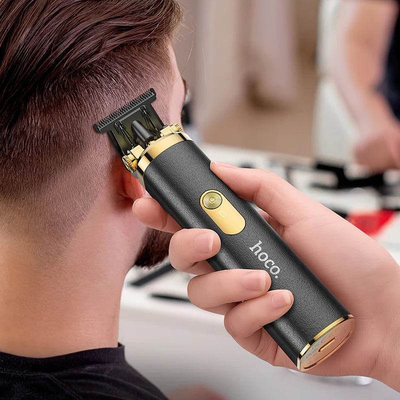Hoco Retro Engraving Electric Hair Clipper - Black | HP22 Hoco Retro Engraving Electric Hair Clipper - Black | HP22